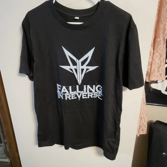 NWT FALLING IN REVERSE ART PRINT T-SHIRT SZ L - Picture 2 of 4